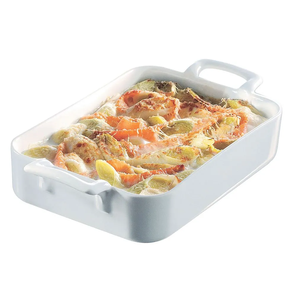62-6820-70 Revol Rectangular Dish 26 cm White RLB1501