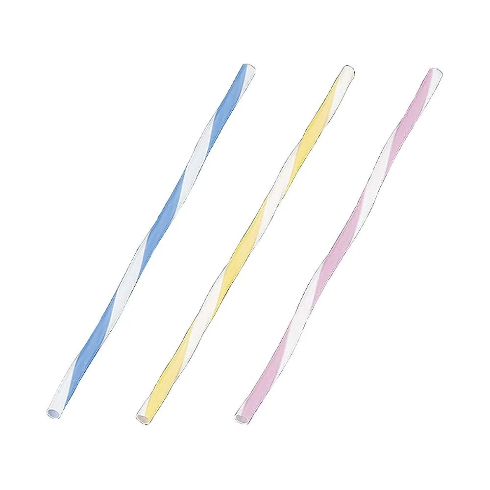 63-1255-96 Cure Straw Spiral Straw Naked (500 Pieces)