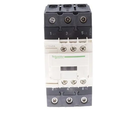 63-7656-46 Schneider Electric 3 Pole Contactor, 40 A, 400 V ac Coil, TeSys D, 3NO, 18.5 kW LC1D40AV7