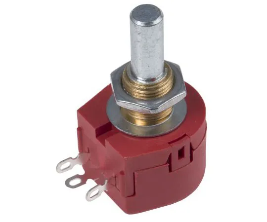63-7593-43 TE Connectivity 1 Gang Rotary Wirewound Potentiometer with a 6.35 mm Dia. Shaft, 2.5kΩ, ±10%, 1W, Linear TW1252KA TW1252KA
