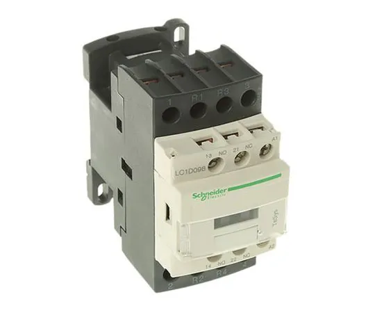 63-7554-70 Schneider Electric 4 Pole Contactor, 9 A, 24 V ac Coil, TeSys D, 2NO/2NC LC1D098B7