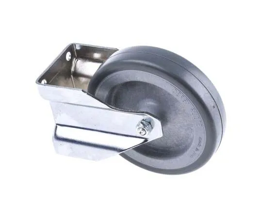 63-7742-58 RS PRO Fixed Castor Wheel, 60kg Load Capacity, 100mm Wheel Diameter 712-4857