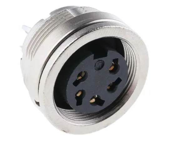 63-7720-82 Binder 723 Series Miniature Panel Mount Connector, 5 contacts Plug 09-0116-00-05
