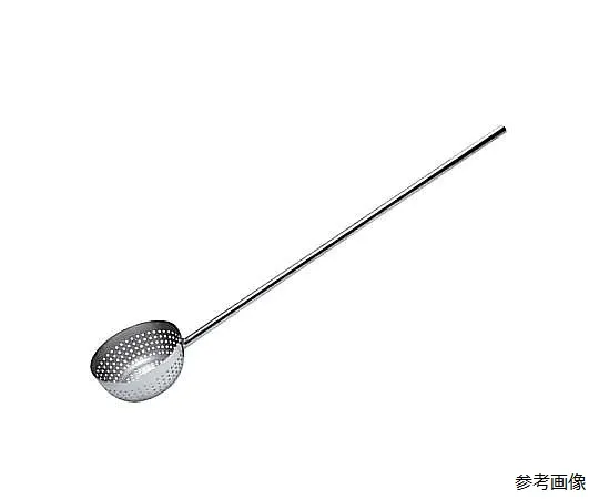 67-2418-61 18-8 Holed Ladle with Spout (Handle Whole Circumference Welding) Handle Length 1000 mm 1.8 L SH-658MP