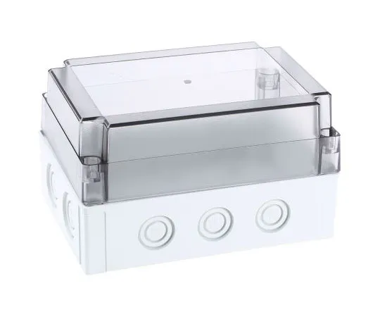 63-7590-90 Fibox Polycarbonate Enclosure, IP66, IP67, 180 x 130 x 100mm PCM 150/100 T ENCLOSURE