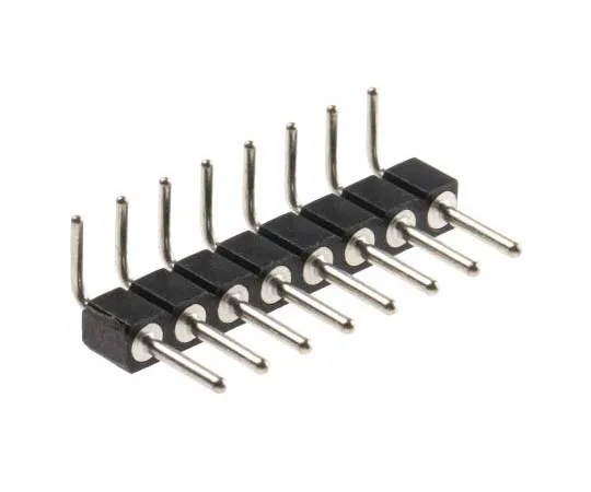 63-7713-57 Preci-Dip 2.54mm 8-Way PCB Header Pin, -Row Male, Through Hole, 800-80-008-20-001101 800-80-008-20-001101