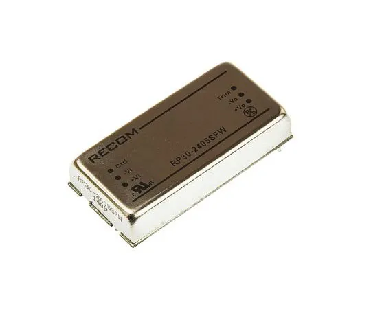 63-7672-84 Recom RP30 FW 30W Isolated DC-DC Converter Through Hole, Voltage in 9 → 36 V dc, Voltage out 5V dc RP30-2405SFW