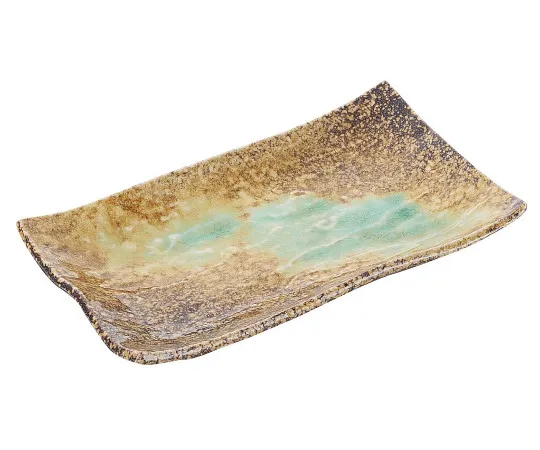 63-7196-20 Japanese tableware collection Iwashimizu Iwashimizu grilled dish plate 8181080
