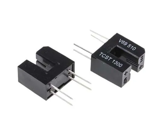 63-7731-08 TCST1300 Vishay, Through Hole Slotted Optical Switch, Phototransistor Output TCST1300