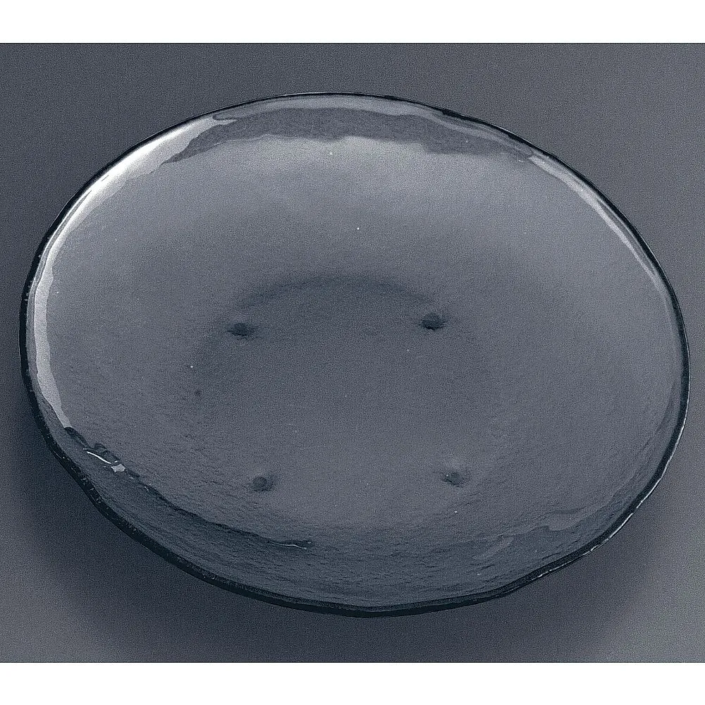 62-6835-82 Tiger Glass Round Deep Plater 022-033-02 Gray