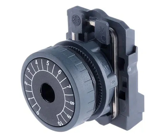 63-7632-04 Schneider Electric Harmony XB5 Series, Black Push Button Head, Potentiometer, 22mm Cutout ZB5AD912