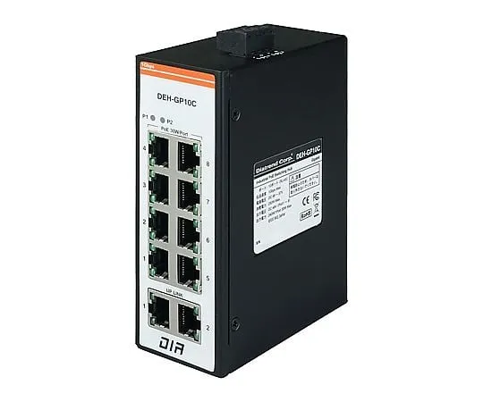 67-9307-20 < PoE Enabled > Industrial Ethernet Switching Hub Gigabit Type 10 Port DEH-GP10C DEH-GP10C