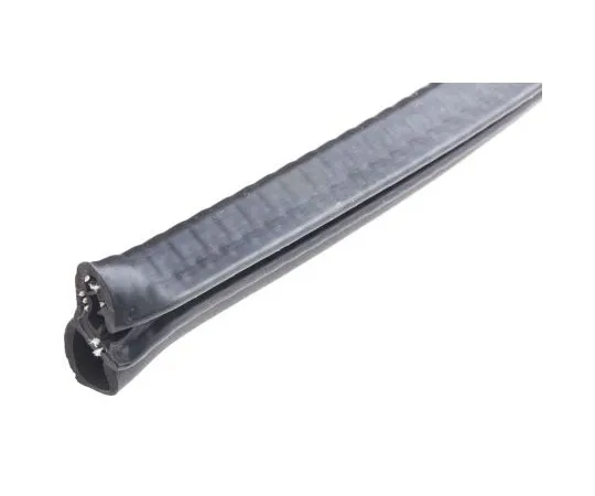 63-7640-87 RS PRO EPDM Rubber Black Edging strip, 20m x 14.5mm 619-1584