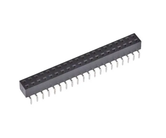 63-7686-35 HARWIN 2.54mm Pitch 40 Way 2 Row Straight PCB Socket, Through Hole, Solder Termination M20-7852042