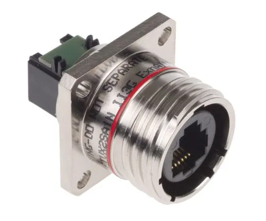 63-7696-62 Amphenol RJ11FTV Series 6P6C Way Straight Flange Mount UTP RJ11 RJ11FTVX2SA1N