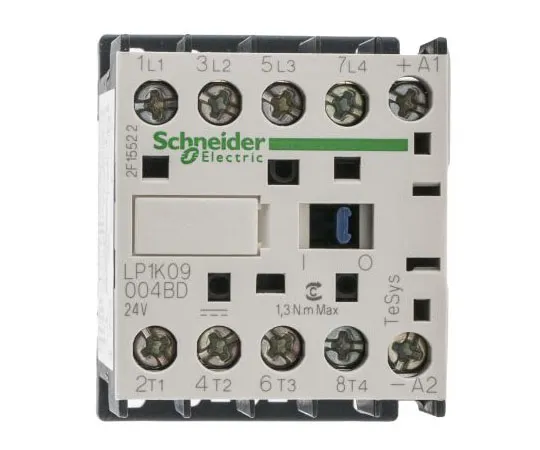 63-7632-45 Schneider Electric 4 Pole Contactor, 20 A, 24 V dc Coil, TeSys K, 4NO LP1K09004BD