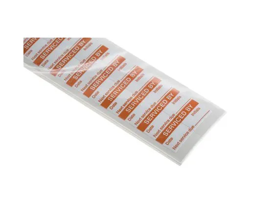 63-7552-11 RS PRO Adhesive Pre-Printed Adhesive Label-Serviced By-. Quantity: 140 450-6170