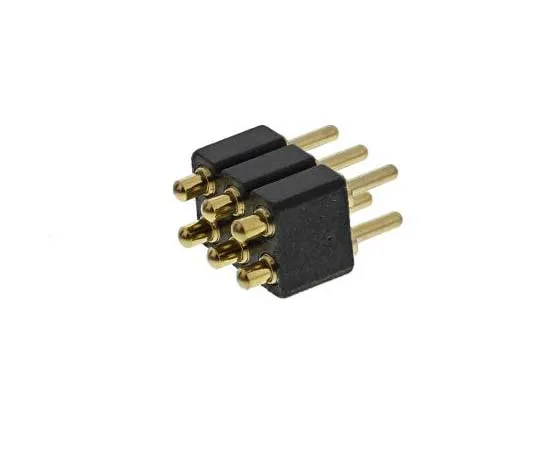 63-7713-83 Preci-Dip 2.54mm 6-Way Spring Loaded Connector, 2-Row Male, Through Hole, 813-S1-006-10-014101 813-S1-006-10-014101