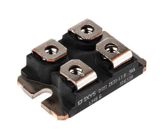 63-7738-75　IXYS 1200V 28A, Dual Silicon Junction Diode, 4-Pin SOT-227B DSEI2X31-12B　DSEI2X31-12B