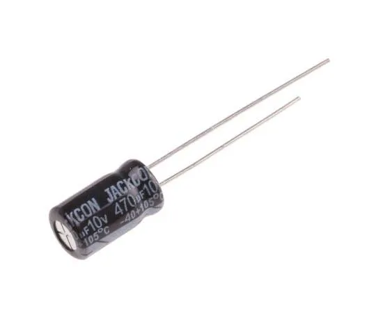 63-7736-33 RS PRO 470μF 10V dc Aluminium Electrolytic Capacitor, Through Hole 6.3 (Dia.) x 11mm +105°C 6.3mm 2.5mm 11mm 170-1155