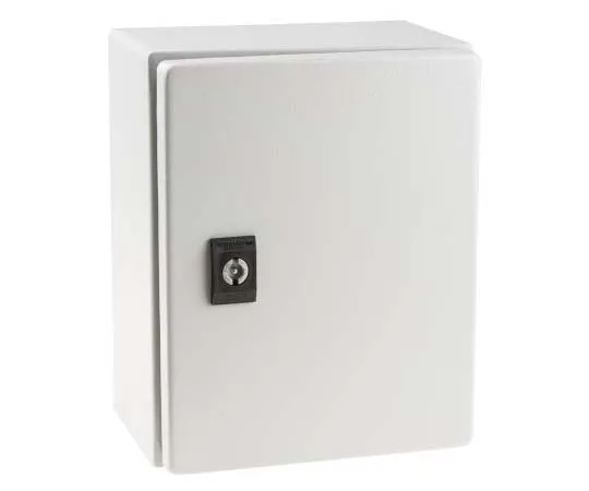 63-7728-93 Schneider Electric Spacial CRN, Steel Wall Box, IP66, 150mm x 250 mm x 200 mm NSYCRN252150