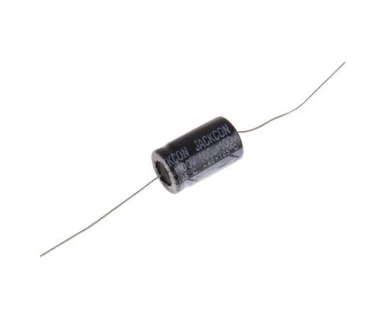 63-7728-21　RS PRO 100μF 100V dc Aluminium Electrolytic Capacitor, Through Hole 13 (Dia.) x 22mm +105°C 13mm 22mm　170-1112
