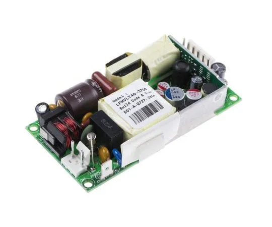 63-7659-92 EOS 40W Triple Output Embedded Switch Mode Power Supply SMPS, 2 A, 6 A, 500 mA, 5/±12V dc Medical Approved Open Frame LFMVLT40-3200