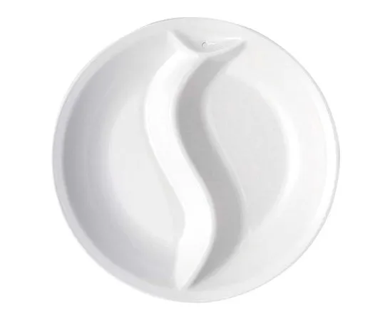 63-7160-45 Round Type/Chinese Electromagnetic Server Dedicated Ceramic Hood Pan with Partition for 34 cm 65-643-2CY 3885400
