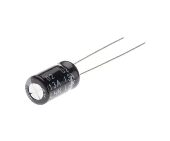63-7736-20 RS PRO 330μF 6.3V dc Aluminium Electrolytic Capacitor, Through Hole 6.3 (Dia.) x 11mm +105°C 6.3mm 2.5mm 11mm 711-0719