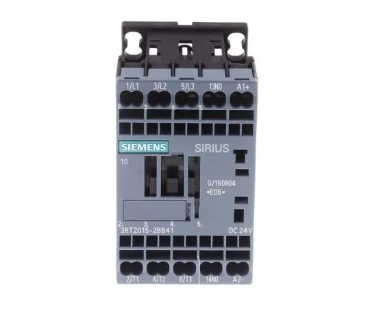 63-7721-27 Siemens 3 Pole Contactor, 7 A, 24 V dc Coil, SIRIUS Innovation, 3NO, 3 kW 3RT2015-2BB41