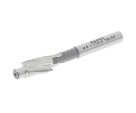 63-7597-51 HSS M6 80 mm Counterbore Drill Bit, 11mm Cutter Diameter, 8 mm Plain Shank 5844