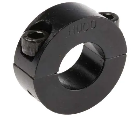 63-7699-23 Huco Collar Two Piece Clamp Screw, Bore 20mm, OD 40mm, W 15mm, Steel 46201020
