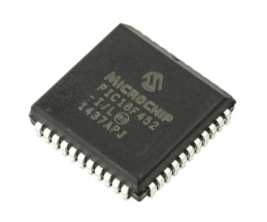 63-7563-71 Microchip PIC18F452-I/L, 8bit PIC Microcontroller, 40MHz, 32 kB Flash, 44-Pin PLCC PIC18F452-I/L