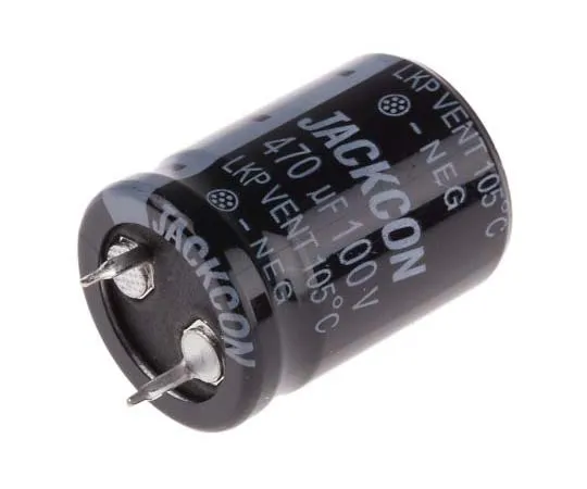 63-7722-56 RS PRO 470μF 100V dc Aluminium Electrolytic Capacitor, Through Hole 22 (Dia.) x 30mm +105°C 22mm 10mm 30mm 706-3345