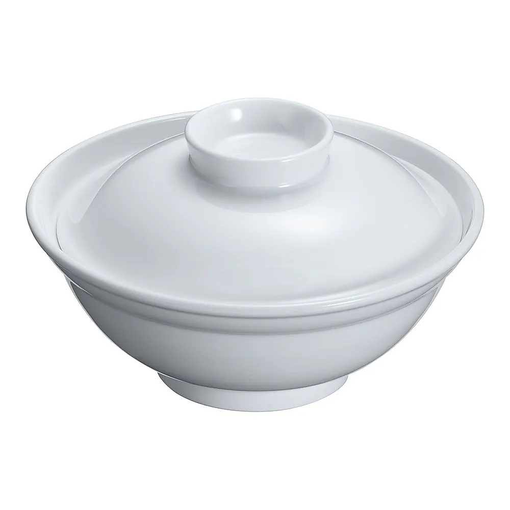 62-6858-11 High strength porcelain white lid bowl WH-033