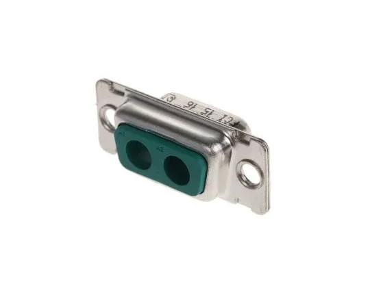 63-7624-31 Amphenol FCI DW Series, 2 (Power) Way Hybrid PCB D-Sub Connector DE2V2SA00LF