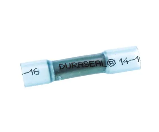 63-7678-47 TE Connectivity DuraSeal Butt Wire Splice Connector, Blue, Insulated, Tin Plated 16 → 14 AWG 454100-000