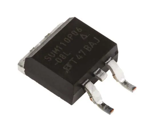 63-7733-85 SUM110P06-08L-E3 P-Channel MOSFET, 110 A, 60 V, 3-Pin D2PAK Vishay SUM110P06-08L-E3