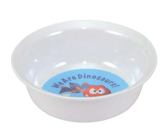 63-7201-71 Melamine Children's Tableware Dinosoise Round Small Bowl MC-35D 0382410