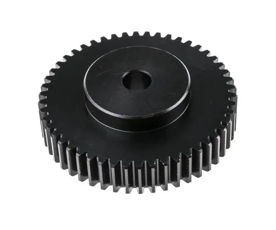 63-7607-21 RS PRO Steel 50 Teeth Spur Gear, 100mm Pitch Diam. , 55mm Hub Diam. , 15mm Bore Diam. 521-6676