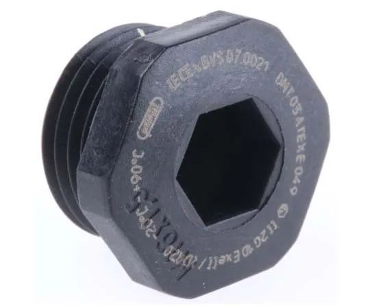 63-7706-57 Schmersal EX VS M16 x 1.5 Screw Plug, For Use With AZM415 Safety Switch EX VS M16 x 1.5