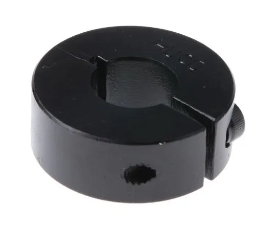 63-7699-13 Huco Collar One Piece Clamp Screw, Bore 10mm, OD 24mm, W 9mm, Steel 46101010