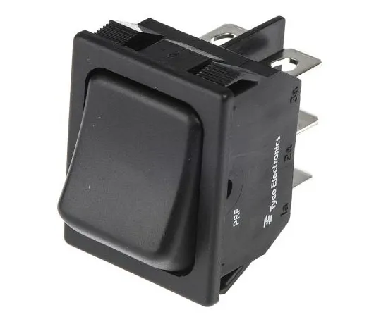 63-7588-29 TE Connectivity Double Pole Double Throw (DPDT), On-Off-On Rocker Switch Panel Mount 1-1634201-0