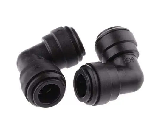63-7718-50　John Guest Pneumatic Elbow Tube-to-Tube Adapter Push In 10 mm to Push In 10 mm　PM0310E