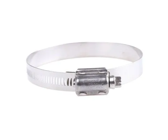 63-7586-95 HI-TORQUE Stainless Steel Slotted Hex Worm Drive, 16mm Band Width, 80mm - 100mm Inside Diameter HTM100P