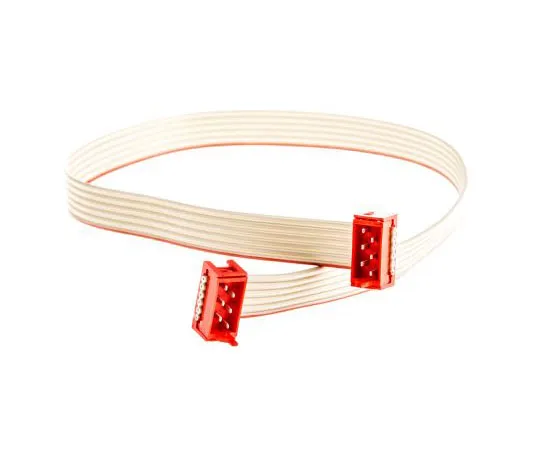 63-7613-89 Flat Serial Cable Assembly 250mm IDC to IDC 6, Ways 1483351-3