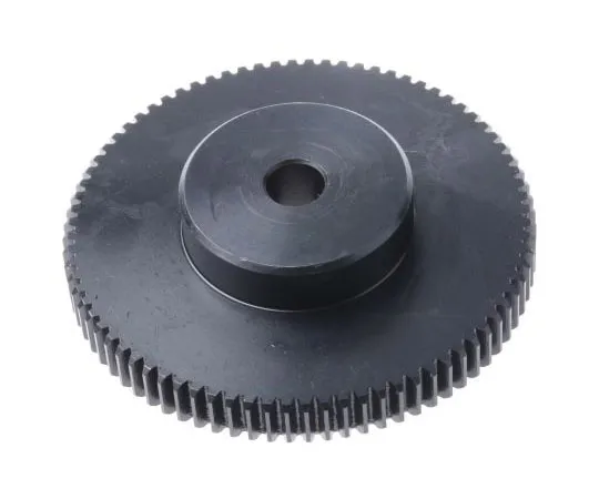 63-7606-97 RS PRO Steel 80 Teeth Spur Gear, 80mm Pitch Diam. , 40mm Hub Diam. , 10mm Bore Diam. 521-6389