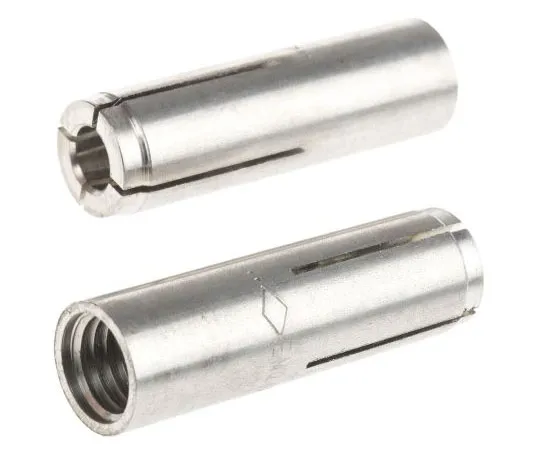 63-7643-07 RS PRO Stainless Steel Drop In Anchor M12, fixing hole diameter 15mm, length 50mm 622-1736