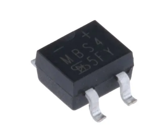 63-7651-83 Taiwan Semiconductor MBS4 RCG, Bridge Rectifier, 800mA 400V, 4-Pin TO-269AA MBS4 RCG