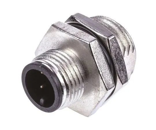 63-7667-72　TE Connectivity M12 Series M12 Panel Mount Connector, 3 contacts Plug　1838893-1